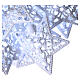 Cadena luces 20 led estrellas blanco hielo interior s2