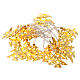 Weihnachtslichter 20 goldenfarbig Leds Tannenbaum Form s6