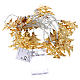 Light cable 20 leds warm white with golden trees internal use s8