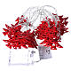 Light cable 20 leds red with trees internal use s6