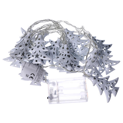Light cable 20 leds ice white with trees internal use 5