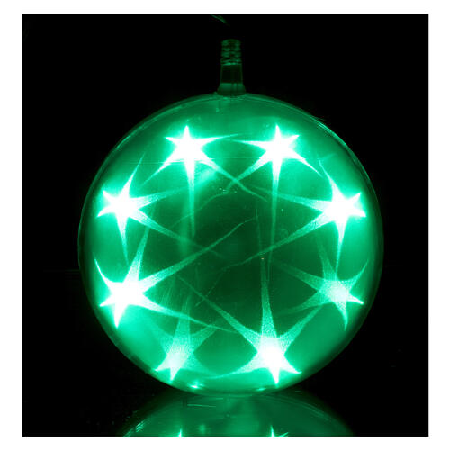 Christmas sphere light 48 leds 15 cm diameter multicoloured 1