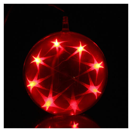 Świąteczna ozdoba świetlna Kula 48 LED śr. 15 cm różnokolorowa 2