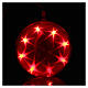 Świąteczna ozdoba świetlna Kula 48 LED śr. 15 cm różnokolorowa s2
