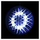 Sphère lumineuse jeux lumière 48 led diam. 20 cm pour intérieur s1