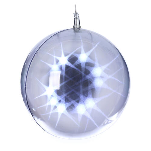 Illuminated sphere with light games 48 leds diam. 20 cm internal use 2