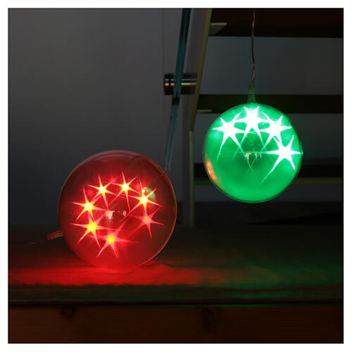 Luz navideña esfera 48 led coloreados diam. 20 cm uso interno 3