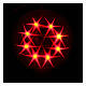 Luce natalizia sfera 48 led colorati diam. 20 cm uso interno s2