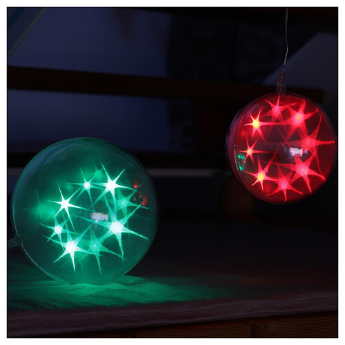 Christmas sphere light 48 leds 20 cm diameter internal use 4