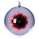 Christmas sphere light 48 leds 20 cm diameter internal use s6