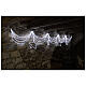 Christmas light garland with stars 576 ice white leds internal external use s1