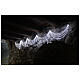 Christmas light garland with stars 576 ice white leds internal external use s3