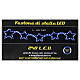 Christmas light with stars 240 white and blue leds internal and external use s4