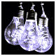 Lichter Vorhang 10 Glühbirne mit 60 Minileds kaltweiss s7