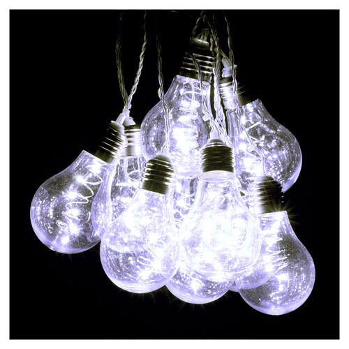 Cortina luminosa 10 lâmpadas 60 Nanoled branco frio interior exterior 6