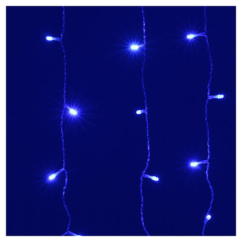 Illuminated curtain 200 leds fusion ice blue 2