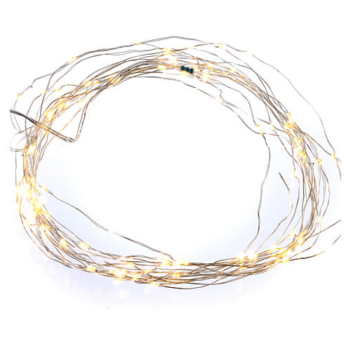 Illuminated wire 100 nano leds warm white internal use 2