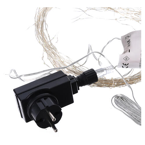 Świąteczne oświetlenie z 180 nano LED w kolorze lodowej bieli, do użytku wewnętrznego 4