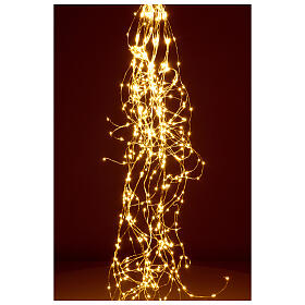 Świąteczna kaskada świetlna z 720 nano LED w ciepłym kolorze