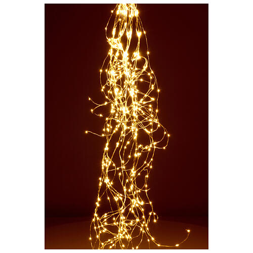 Świąteczna kaskada świetlna z 720 nano LED w ciepłym kolorze 1