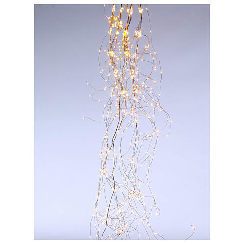 Świąteczna kaskada świetlna z 720 nano LED w ciepłym kolorze 3