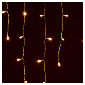 Świąteczne oświetlenie typu „stalaktyty” z 180 diodami LED w ciepłym kolorze białym