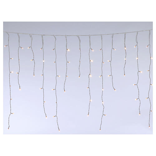 Świąteczne oświetlenie typu „stalaktyty” z 180 diodami LED w ciepłym kolorze białym 3