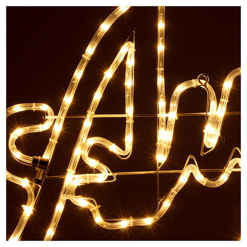 Weihnachtslichter Alles Gute 168 LED Eis Innen- und Außengebrauch 2