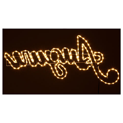 Weihnachtslichter Alles Gute 168 LED Eis Innen- und Außengebrauch 5