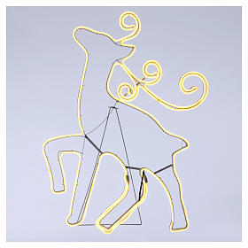 Guirlandes lumineuses de Noël: Décoration lumineuse renne 180 led blanc chaud intérieur extérieur Guirlandes lumineuses de Noël: Décoration lumineuse renne 180 led blanc chaud intérieur extérieur