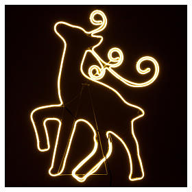 Guirlandes lumineuses de Noël: Décoration lumineuse renne 180 led blanc chaud intérieur extérieur Guirlandes lumineuses de Noël: Décoration lumineuse renne 180 led blanc chaud intérieur extérieur