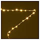 Christmas decoration bright star 80 leds yellow internal use 60X60 cm s3