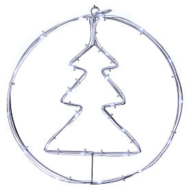 Luces de Navidad: Árbol de Navidad luminoso 24 mini LED blanco frío INTERIOR batería Luces de Navidad: Árbol de Navidad luminoso 24 mini LED blanco frío INTERIOR batería