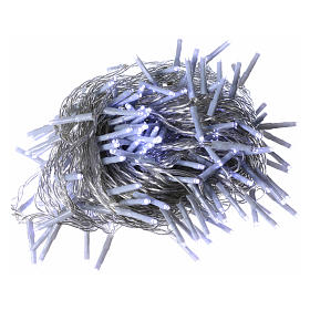 Luces de Navidad: Cadena luces de Navidad 240 LED blanco frío memoria y temporizador EXTERIOR batería Luces de Navidad: Cadena luces de Navidad 240 LED blanco frío memoria y temporizador EXTERIOR batería