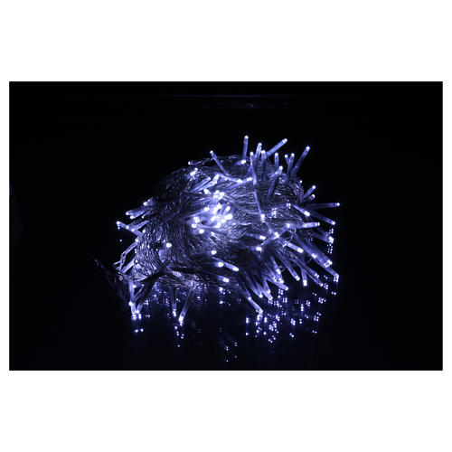 Guirlande lumineuse de Noël 240 LED blanc froid mémoire et minuteur EXTÉRIEUR piles 2