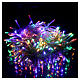 Bright Christmas cable 240 leds multicoloured with memory and timer external use with batteries s2