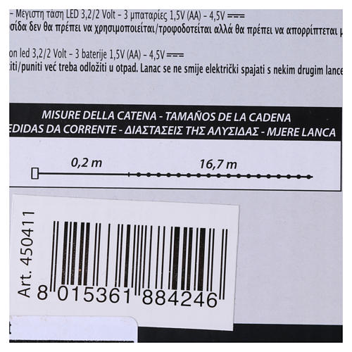 Pisca pisca de Natal 240 Leds multicolores memória e temporizador EXTERIOR pilhas 6