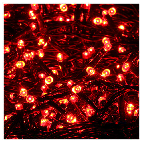 Cadena luces Navideñas 750 LED roja programable EXTERIOR INTERIOR corriente 3