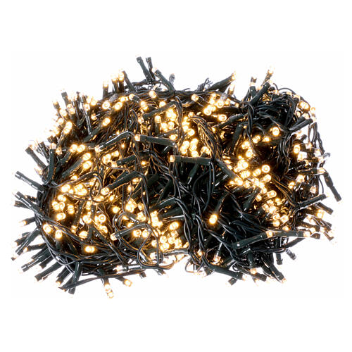 Lichterkette für Weihnachten kaltweiße 750 LEDs, Außen- und Innenbereich 1