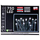 Christmas lights 750 LEDS warm white not programmable internal and external use s5