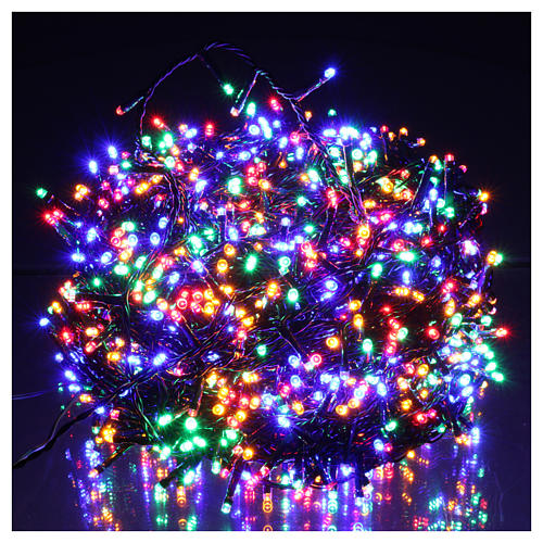 Christmas lights 1500 LEDS multicoloured not programmable internal and external use 2