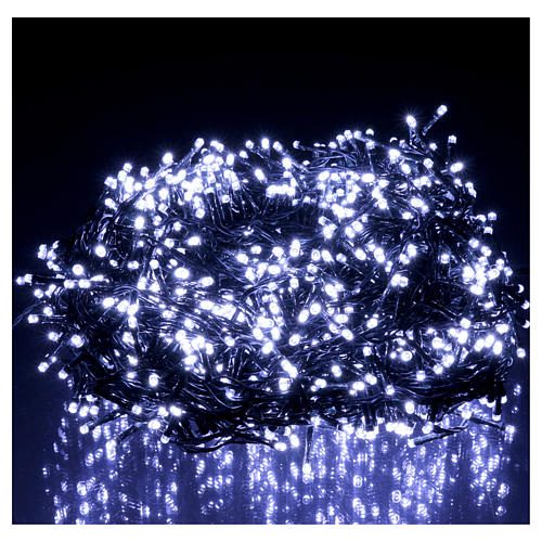 Éclairage Noël 1500 LED blanc froid programmables EXTÉRIEUR INTÉRIEUR courant 2