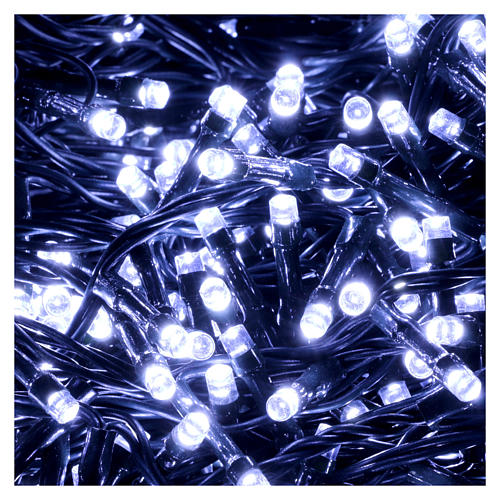 Pisca-pisca de Natal 1500 Lâmpadas LED cor Branco Frio Interior/Exterior Programável 3