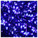 Weihnachtslichter 1500 LEDS blau programmierbar AUßEN INNEN mit Netzanschluß s3