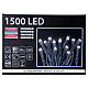 Christmas lights 1500 LEDs warm white programmable external and internal use electric power s5