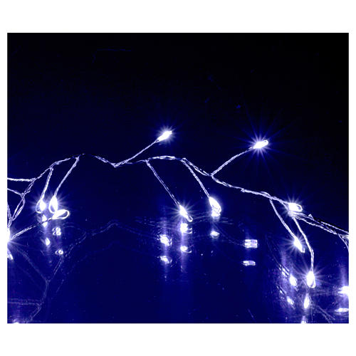 Guirlande lumineuse 100 micro LED blanc froid INTÉRIEUR courant 4