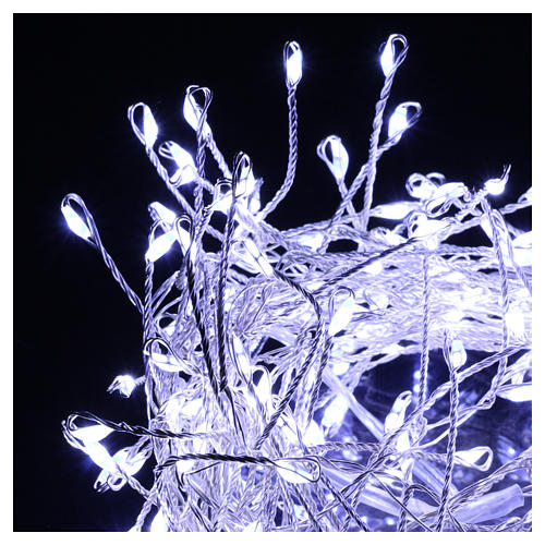 Guirlande lumineuse 200 micro LED blanc froid INTÉRIEUR courant 3