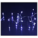 Illuminated garland 200 micro LEDS cold white for internal use electric power s4