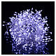 Illuminated garland 400 micro LEDs cold white for internal use electric power s2