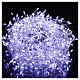 Illuminated garland 500 micro LEDs cold white for internal use electric power s2